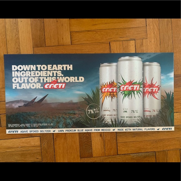 Travis Scott X Cacti Agave Spiked Seltzer